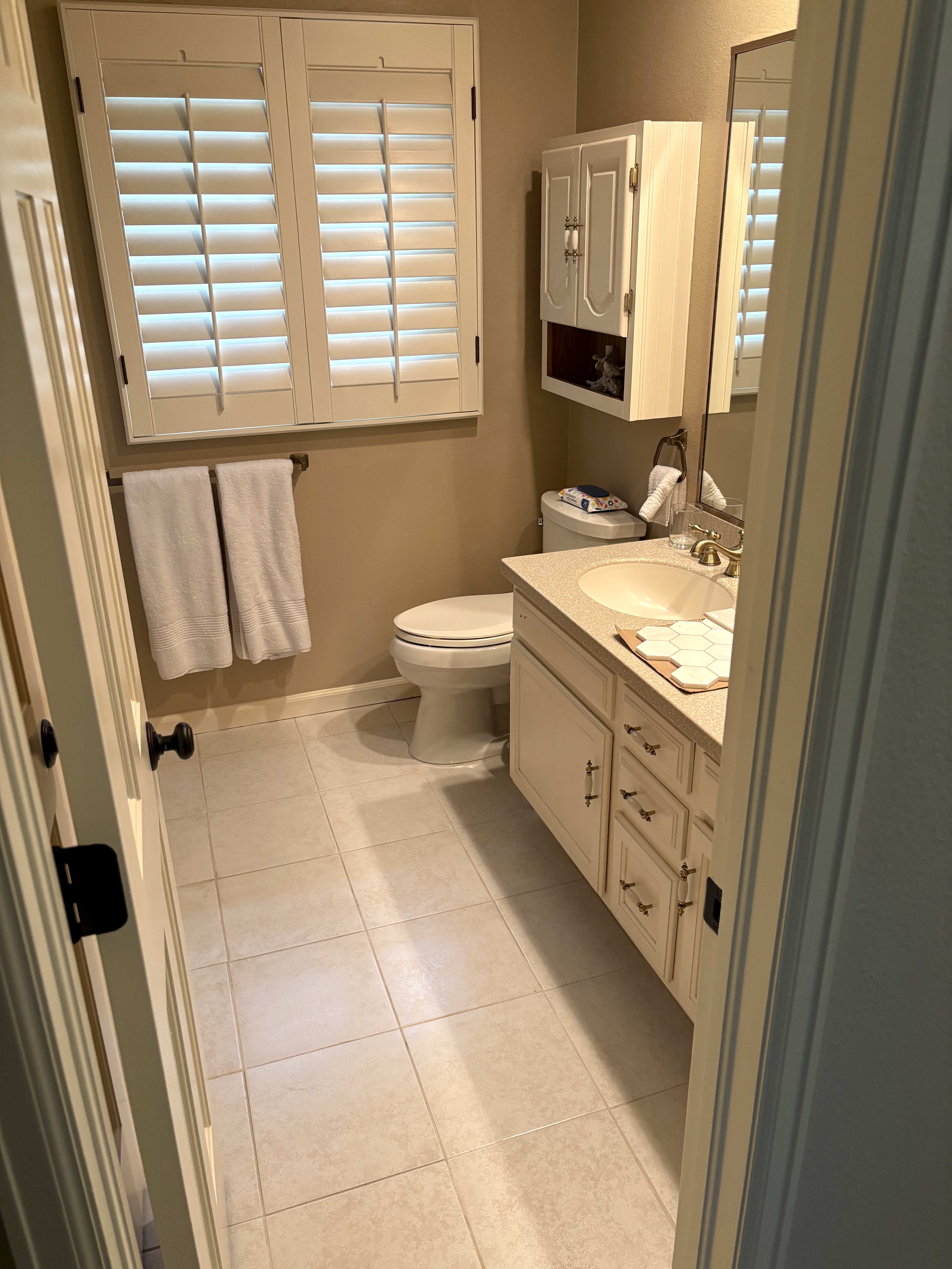 Bathroom before photo – entry view