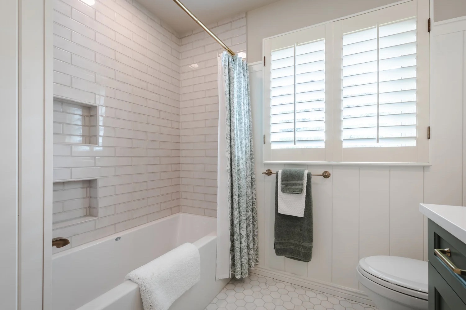 Guest bathroom after photo – vanity detail