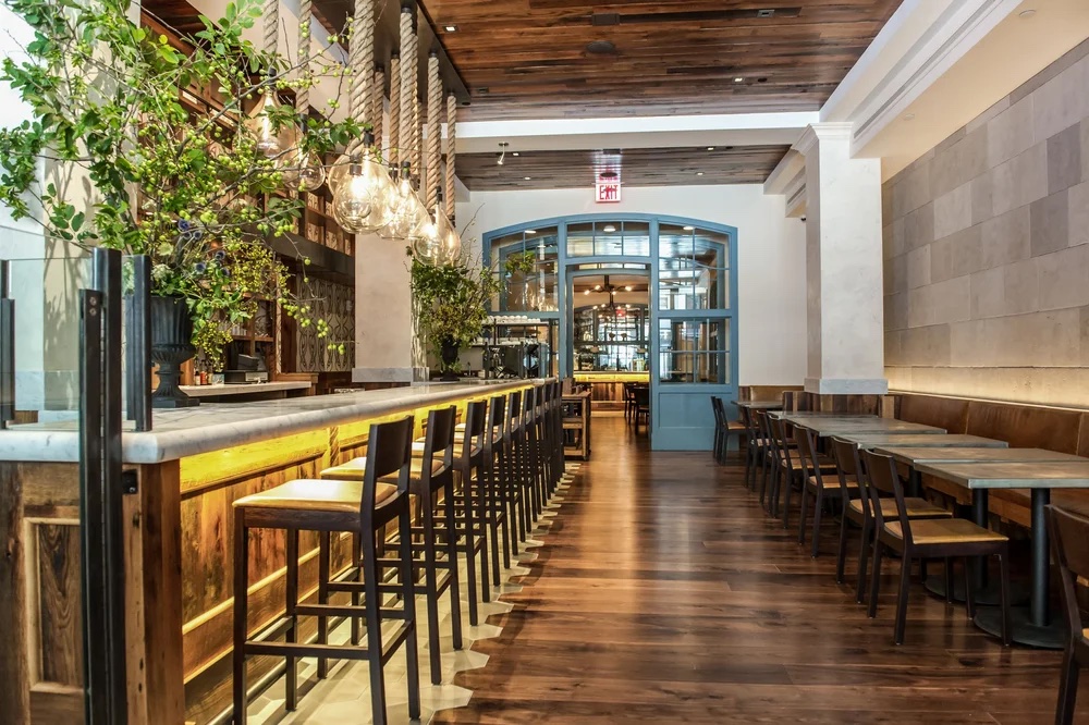 Commercial restaurant build by VMC Builders